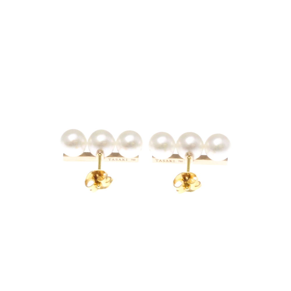 Tasaki Balance Neo Earrings Pearl Pink Gold (18K) Stud Earrings Pink Gold - Picture 4 of 10